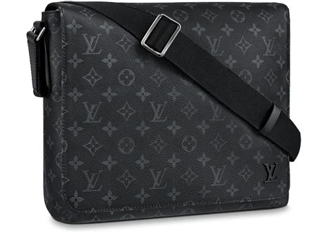 Louis Vuitton District Monogram Eclipse MM Black 